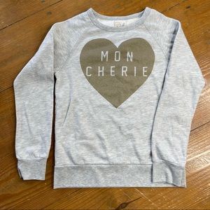 Girls Graffic Sweatshirt “Mon Cheri” by peek…, size XXL (12)